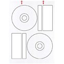 Offset CD/DVD Labels Matt (100 Pack)